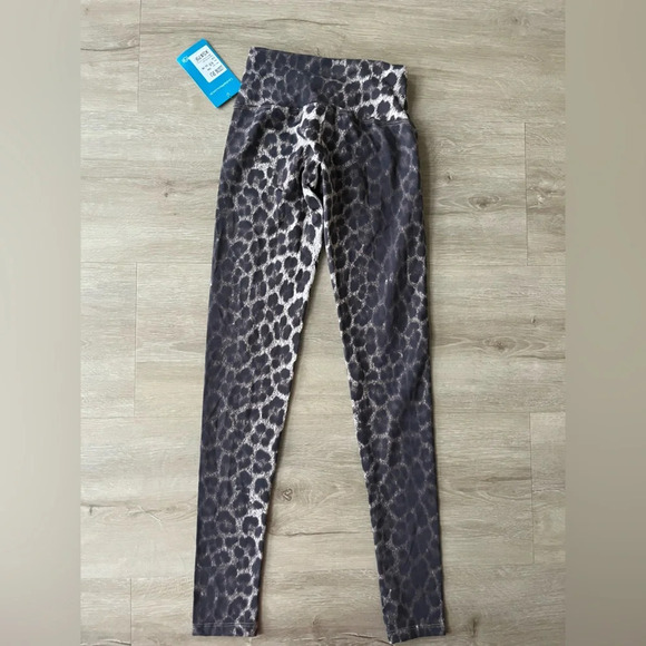 Abstract animal printed workout leggings Candida Maria SZ XS Cheetah Print - Picture 4 of 4